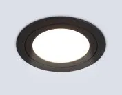 Встраиваемый светильник Ambrella light TN6604 BK черный IP44 GX53 max 15W D110*23