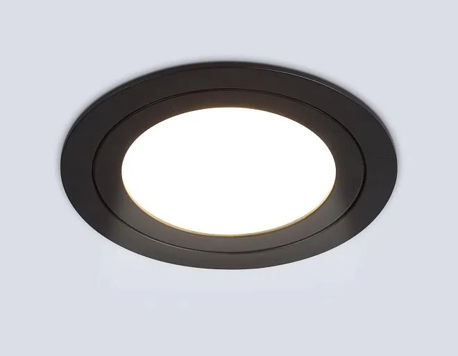 Встраиваемый светильник Ambrella light TN6604 BK черный IP44 GX53 max 15W D110*23 Встраиваемый светильник Ambrella light TN6604 BK черный IP44 GX53 max 15W D110*23
