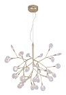 Светильник подвесной Crystal Lux EVITA SP36 GOLD/TRANSPARENT 1692/236