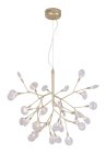 Светильник подвесной Crystal Lux EVITA SP36 GOLD/TRANSPARENT 1692/236