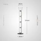 Торшер QUENTIN FL Тип B. Размер M Lampatron 8355-22813