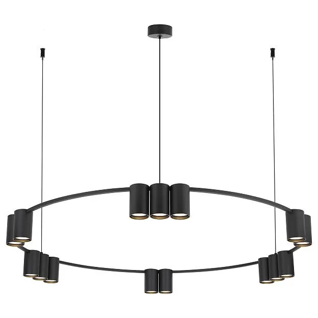 светильник подвесной, GU10(LED), 15x15W Velante 471-023-15 Современный стиль