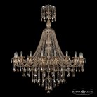 Люстра хрустальная Bohemia 1415/20/530/XL-180 G M721