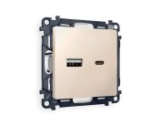 Комплект механизма розетки Ambrella Volt MA331010 QUANT