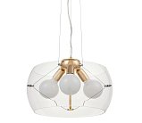 Подвесной светильник Lumina Deco LDP 6018-400 PR+F.GD Globo