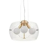 Подвесной светильник Lumina Deco LDP 6018-400 PR+F.GD Globo