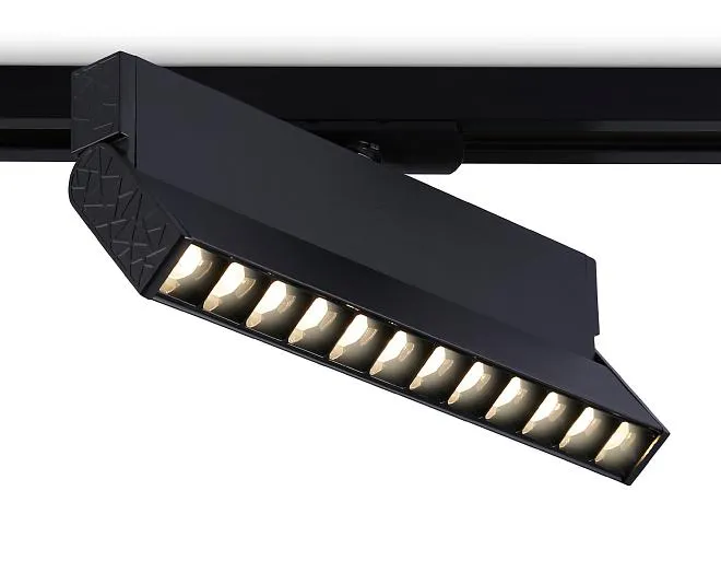 Трековый однофазный светодиодный светильник Ambrella light GL6817 BK