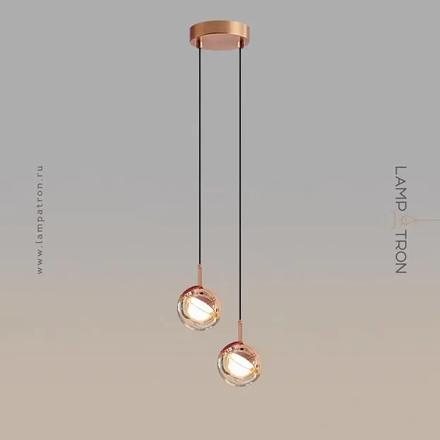Готовая комбинация светильников LUCIUS DUO Цвет Розовое золото Lampatron 7723-21652 Готовая комбинация светильников LUCIUS DUO Цвет Розовое золото Lampatron 7723-21652