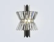 Настенный светильник Ambrella light LH41032/2 BK/CL черный/прозрачный E14*2 max 40W 310*180*460