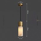 Подвесной светильник PAUEL Цвет Латунь Lampatron pauel-brass 8392-22982