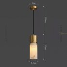 Подвесной светильник PAUEL Цвет Латунь Lampatron pauel-brass 8392-22982