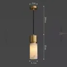 Подвесной светильник PAUEL Цвет Латунь Lampatron pauel-brass 8392-22982