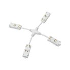 Гибкий Х-образный коннектор Denkirs TR2116-WH SMART UNI