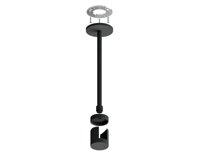 Крепеж накладной Ambrella light A9227 BK черный D20*200mm Techno Ring