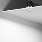 Потолочный светодиодный светильник 10W 4000K белый/хром Elektrostandard 25091/LED Inline a064614