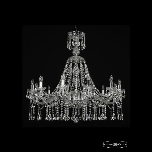 Люстра хрустальная Bohemia 1413/12/360/XL-100 Ni Люстра хрустальная Bohemia 1413/12/360/XL-100 Ni