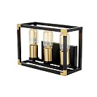 Бра Lumina Deco LDW 1140-3 BK+MD Waldorf