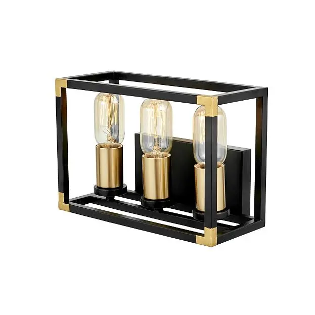 Бра Lumina Deco LDW 1140-3 BK+MD Waldorf Бра Lumina Deco LDW 1140-3 BK+MD Waldorf