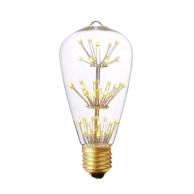 Лампа светодиодная Loft It ST64-47LED E27 3W колба прозрачная Edison Bulb Лампа светодиодная Loft It ST64-47LED E27 3W колба прозрачная Edison Bulb