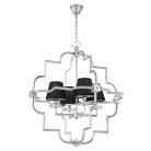 Подвесная люстра Lumina Deco LDP 8020-4 CHR+BK Baltimore