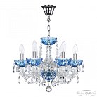 Люстра Bohemia Ivele Crystal  5402/6/141 Ni Aquamarine/M-1G