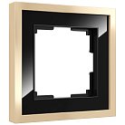 Рамка на 1 пост Werkel W0012852 Baguette (черный/латунь) a060239