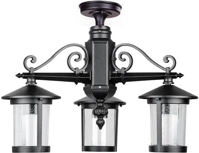 Потолочный светильник уличный Oasis Light 18270A/3 Bl CORDOBA Потолочный светильник уличный Oasis Light 18270A/3 Bl CORDOBA