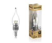 Лампа димм. E14 5W Свеча на ветру Kink Light 1005011105D/GL