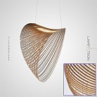 Подвесной светильник CHOIR Размер M. Темное дерево. Теплый свет Lampatron choir-m-darkwood-warm 7777-25732