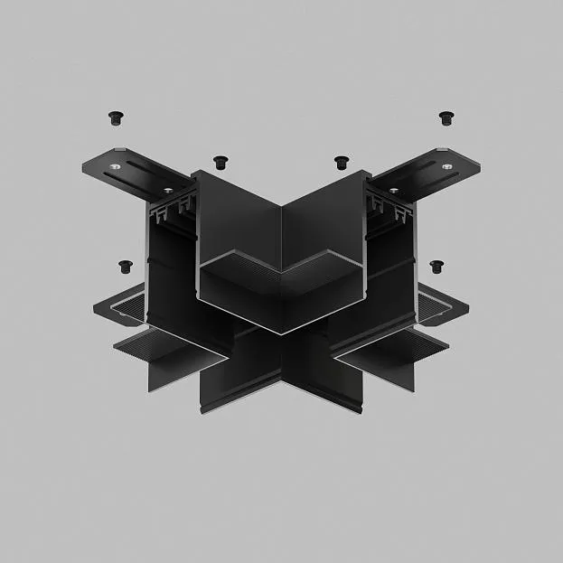 Коннектор X-образный Denkirs TR2114-BK SMART HIDE