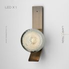 Бра LEROY LEEN WALL 1 лампа. Цвет Бронза Lampatron 8130-22252