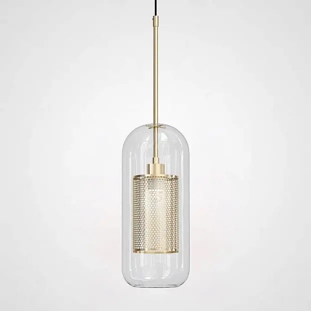 Подвесной Светильник Cylinder Brass D12 ImperiumLoft 186715-26 Catch-F01