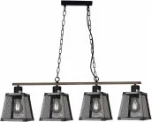 Подвесной светильник ILLUMICO IL1006-4LL-05 BK WOOD