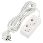 Розеточные блоки, удлинители Uniel S-GCU2-3 WHITE Ultra