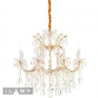 Светильник подвесной iLamp 6071-8 GD+CL Diamond