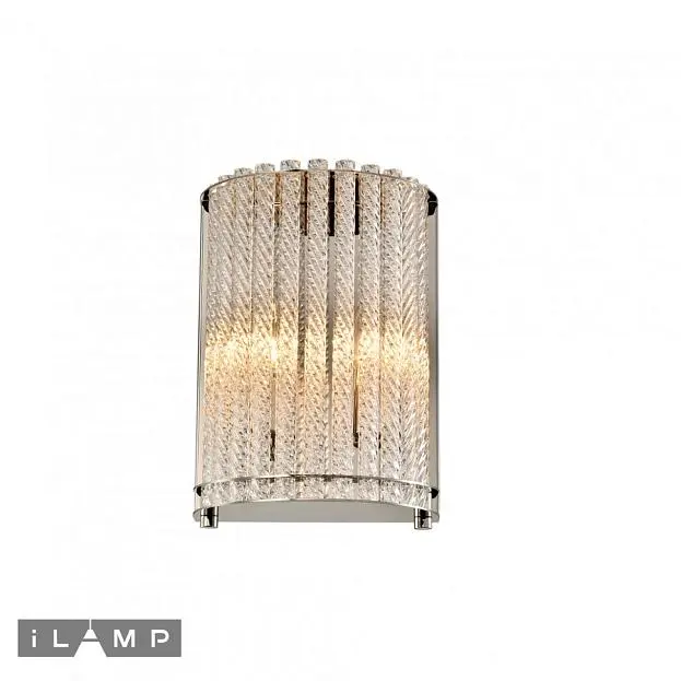 Настенный светильник iLamp Manhattan W2554-2 Nickel Настенный светильник iLamp Manhattan W2554-2 Nickel