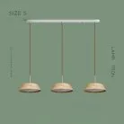 Готовая комбинация светильников BENONI B COMBO 3 лампы. Светлое дерево Lampatron 7423-20538