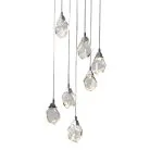 Подвесной светильник Delight Collection MD-020B-7 chrome Crystal rock