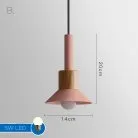 Подвесной светильник FANTA Модель B. Цвет Малиновый розовый. Lampatron 1262-1272