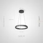 Кольцевые люстры и светильники ESTHER Размер M Lampatron esther-m-rc 8896-25163