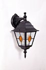 Настенный фонарь уличный Oasis Light 79902MlgY Bl QUADRO M lead GLASS