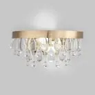 Настенный светильник с хрусталем Eurosvet 60165/2 латунь a065756 Sophie