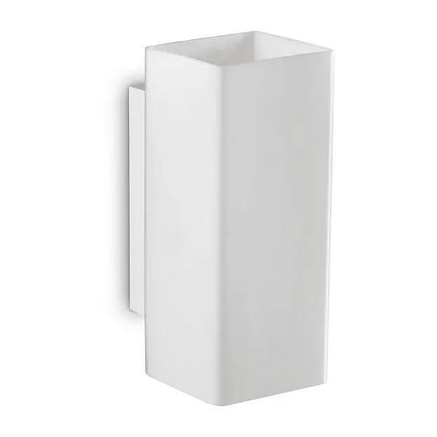 Настенный светильник Ideal Lux Paul AP2 Square Bianco 231129 Настенный светильник Ideal Lux Paul AP2 Square Bianco 231129