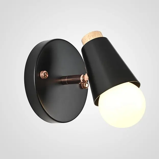 Настенный Светильник Rotary Wall Черный ImperiumLoft 185370-26 Настенный Светильник Rotary Wall Черный ImperiumLoft 185370-26