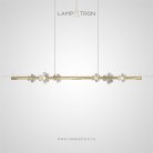 Реечный, рядный светильник CAMILIA LONG Размер S. Цвет Черный Lampatron 5825-15409