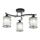 Люстра потолочная с плафонами Arte Milano 327103/3 BK+CR Amalfi