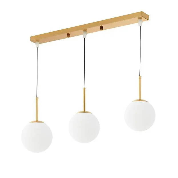 Подвесная люстра Lumina Deco Fredica LDP 6030-3-PR GD Подвесная люстра Lumina Deco Fredica LDP 6030-3-PR GD