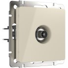 ТВ розетка оконечная Werkel W1183003 (слоновая кость) a051494