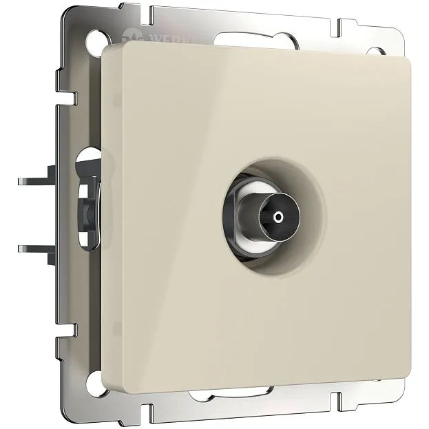 ТВ розетка оконечная Werkel W1183003 (слоновая кость) a051494 ТВ розетка оконечная Werkel W1183003 (слоновая кость) a051494