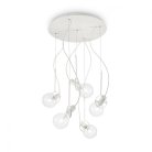 Подвесной светильник Ideal Lux 141138 RADIO SP5 BIANCO